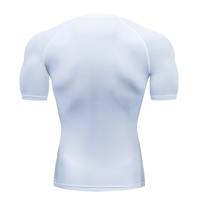 Men Compression Short Sleeve T-Shirt (SharkNado)
