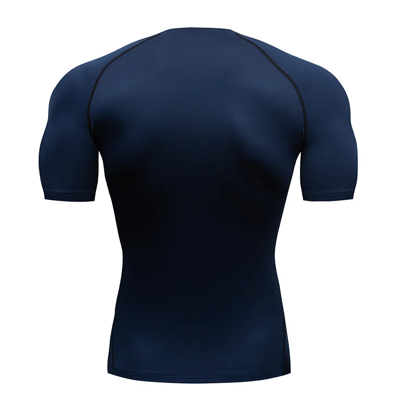 Men Compression Short Sleeve T-Shirt (SharkNado)