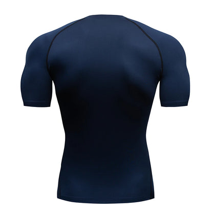 Men Compression Short Sleeve T-Shirt (SharkNado)
