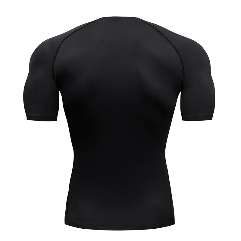 Men Compression Short Sleeve T-Shirt (SharkNado)