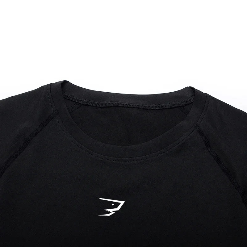 Men Compression Short Sleeve T-Shirt (SharkNado)